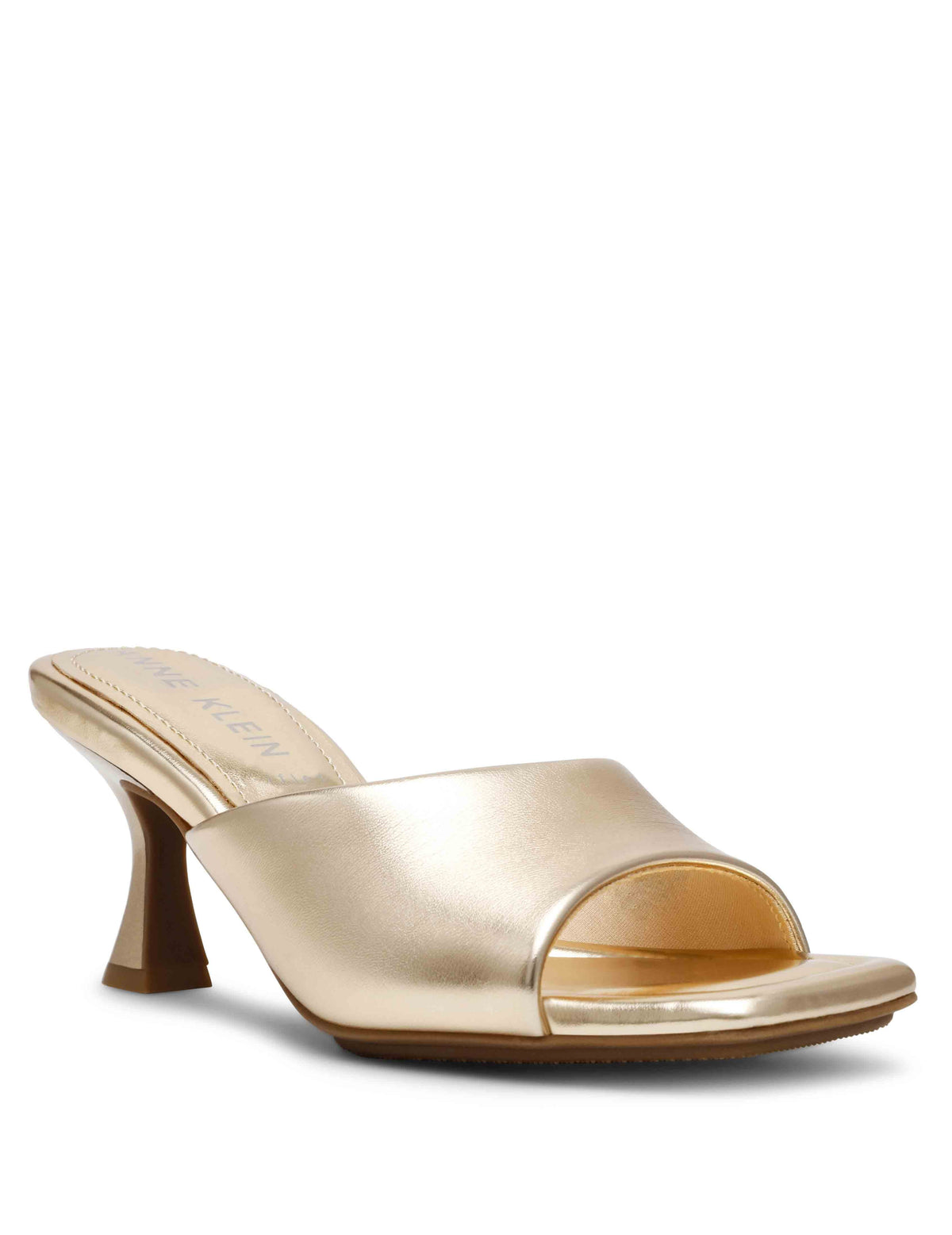 Anne Klein LIGHT GOLD Jerilyn Heeled Mule