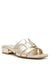 Anne Klein Light Gold Loyal Sandal