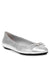 Anne Klein Silver Metallic Luci Flat