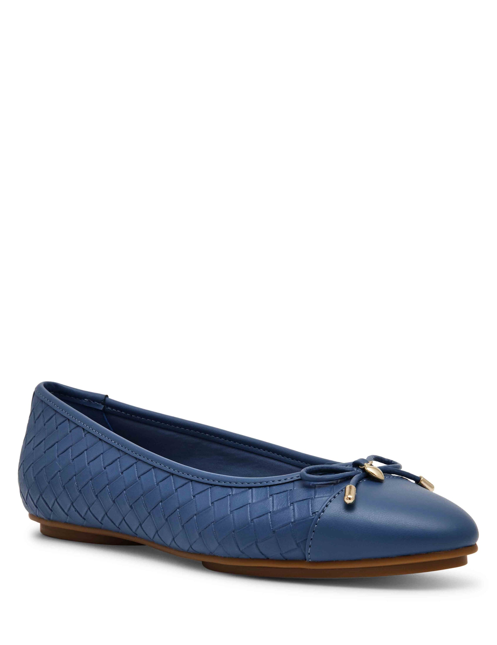 Anne Klein Blue Luci-W Ballet Flat