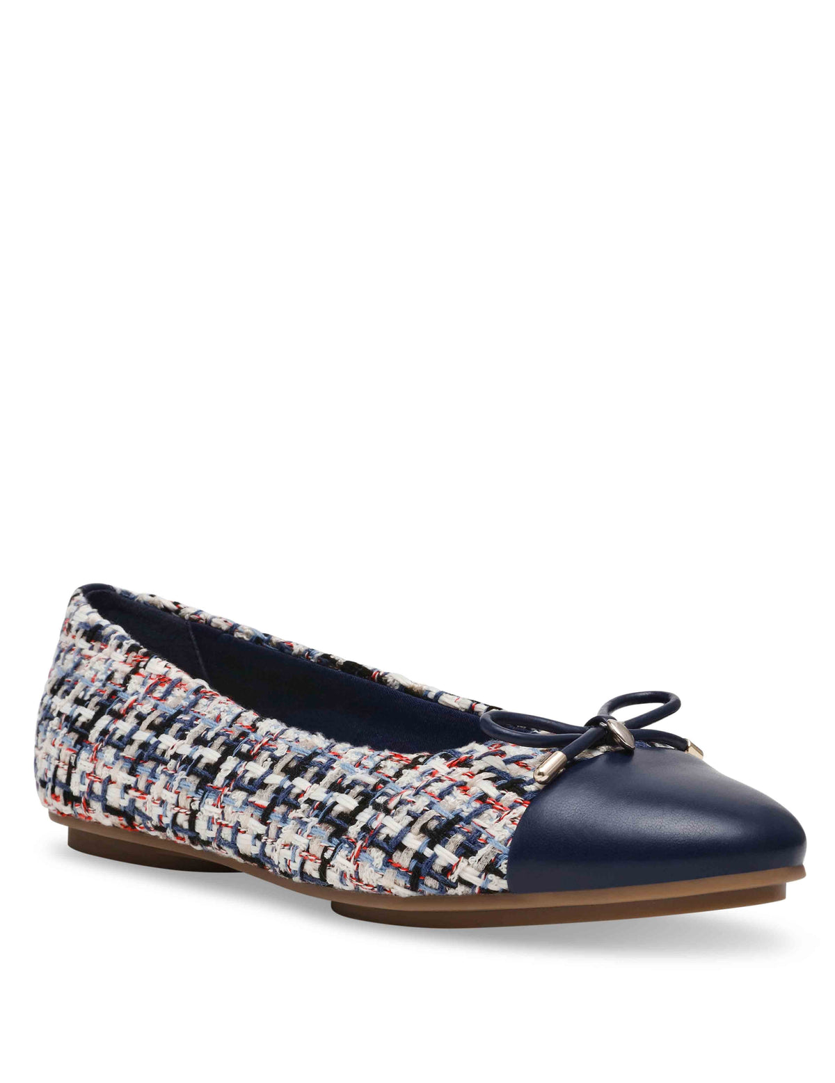 Anne Klein Blue Multi Luci Ballet Flat