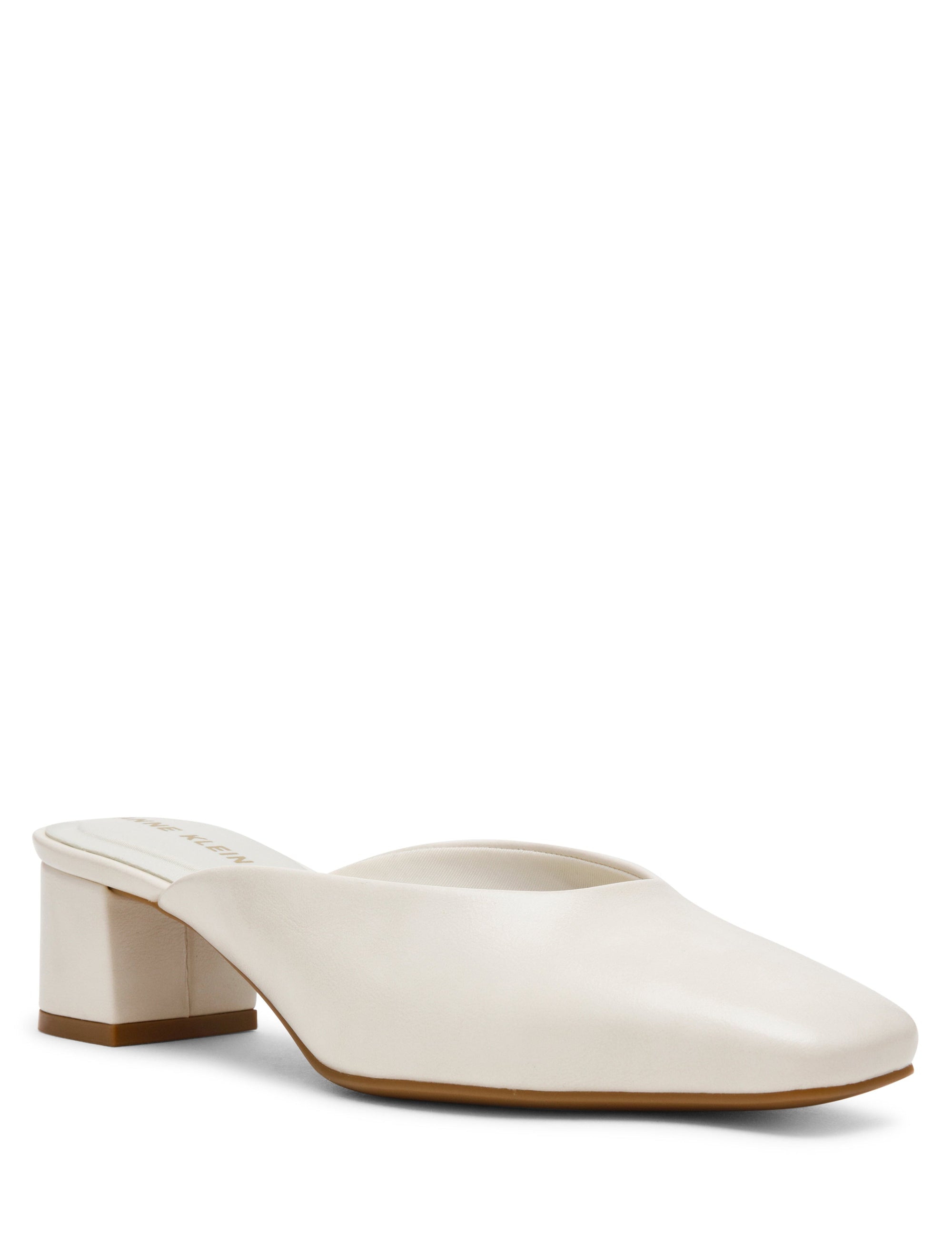 Anne Klein Bone Crinkle Maeus Mule Shoes