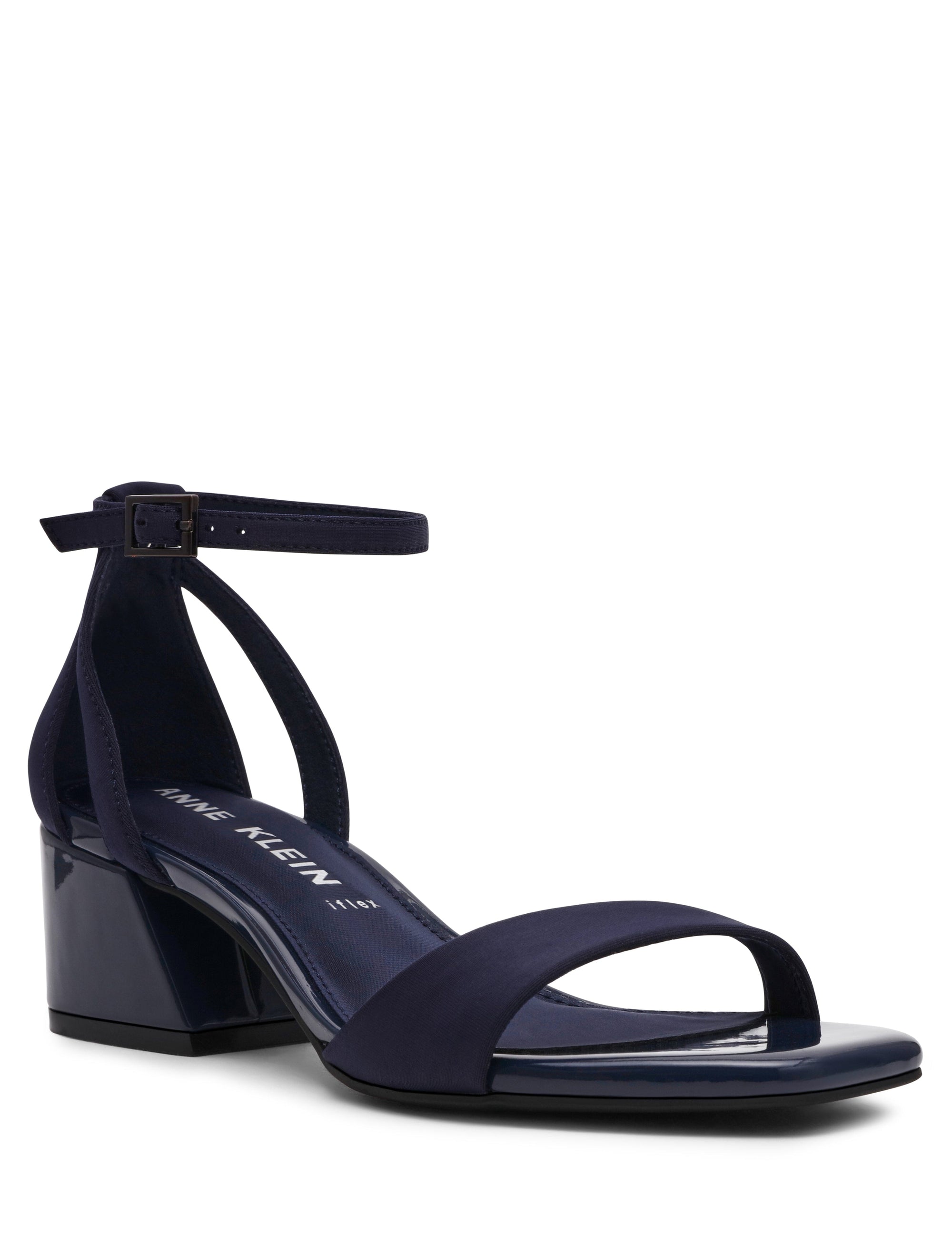 Anne Klein Pointed Toe Block Heel Pumps