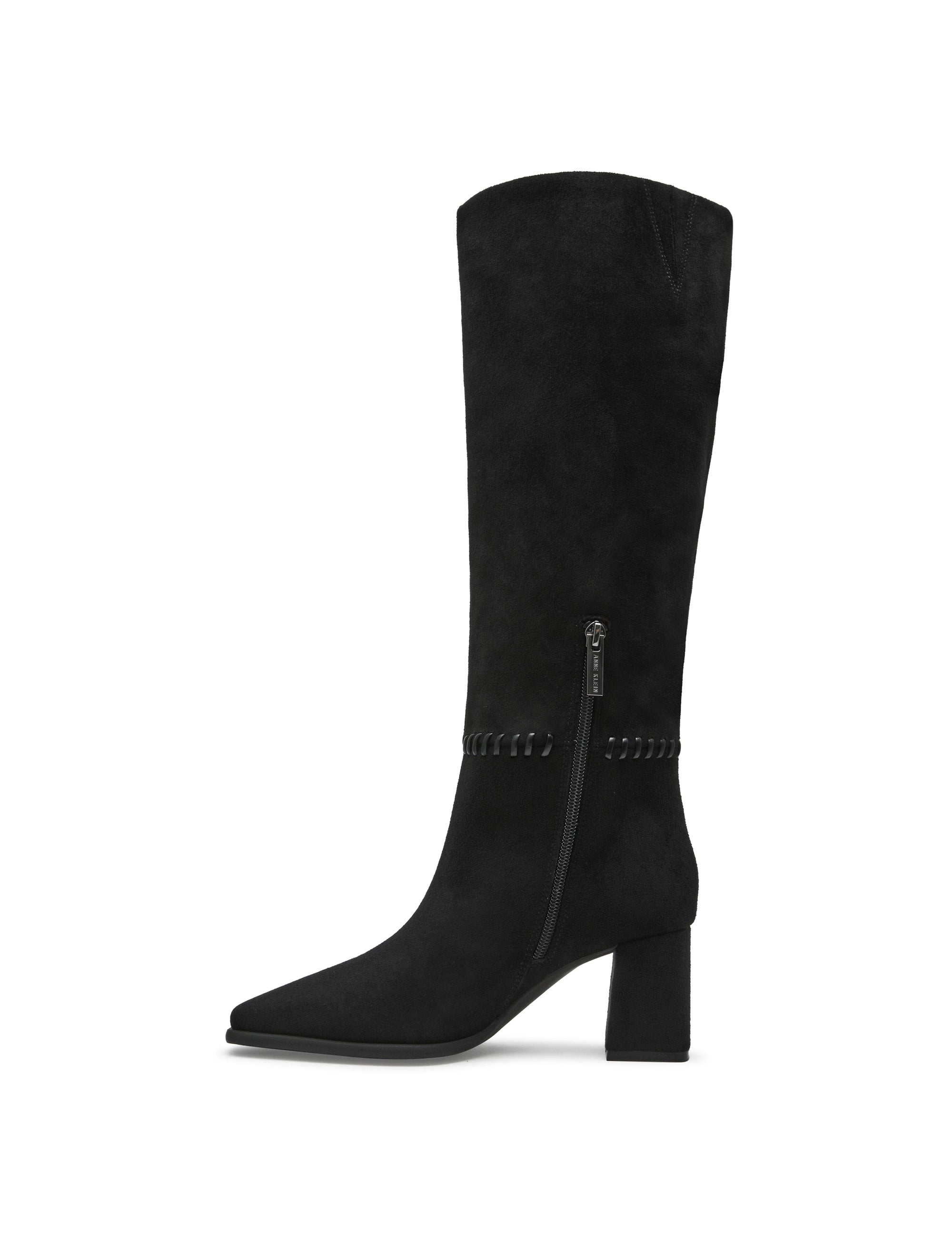 Anne Klein Parren Below-the-Knee Block Heel Tall Boot