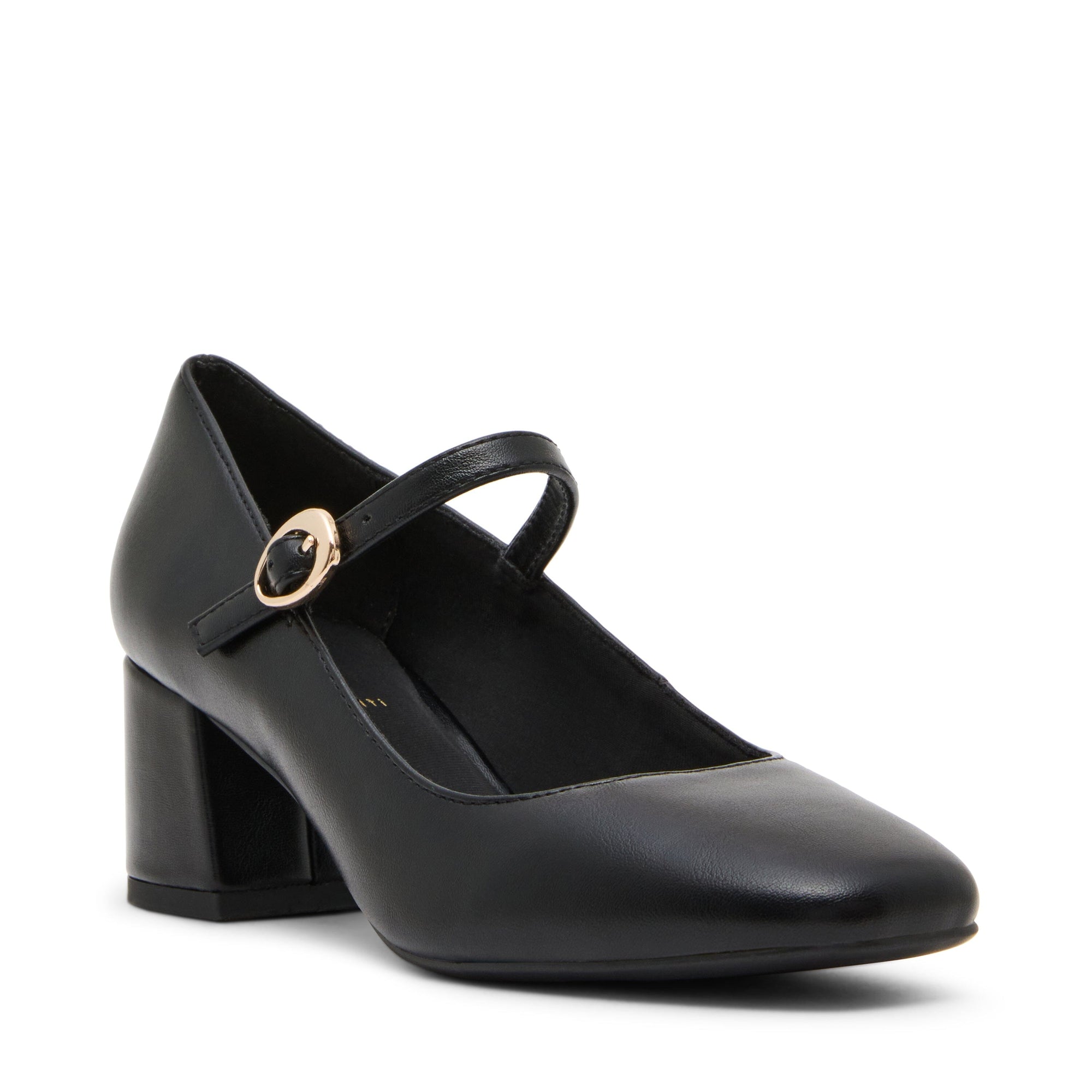 Anne Klein Black Smooth Remie Mary Jane Pump