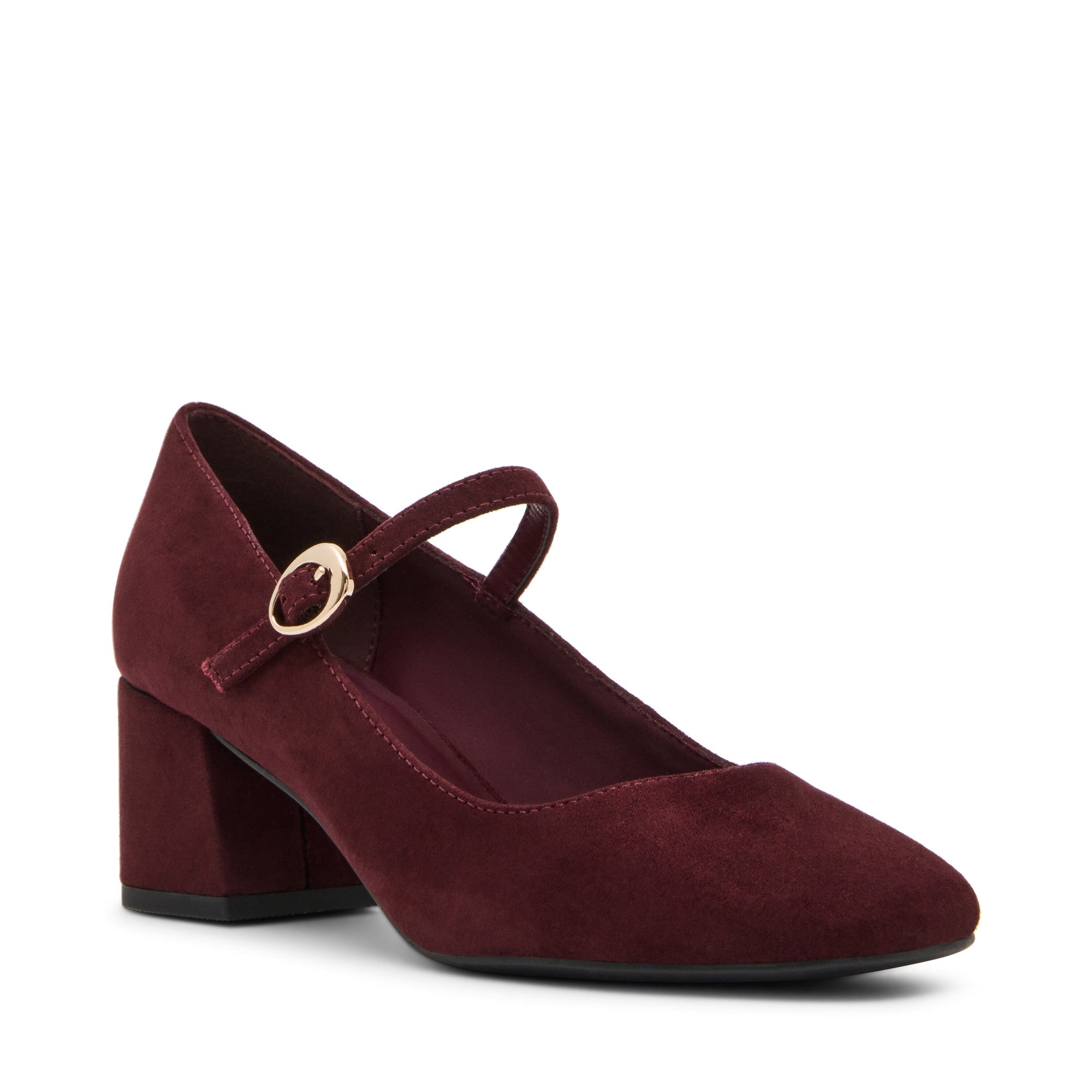 Anne Klein Burgundy Micro Remie Mary Jane Pump