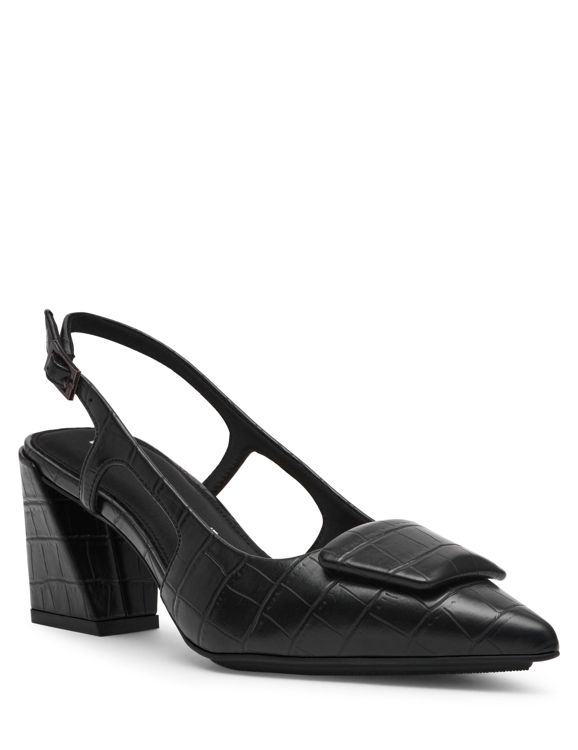 black slingback dress shoes Slingback Renetta Heels