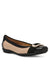 Anne Klein NUDE BLACK Uplift Flat