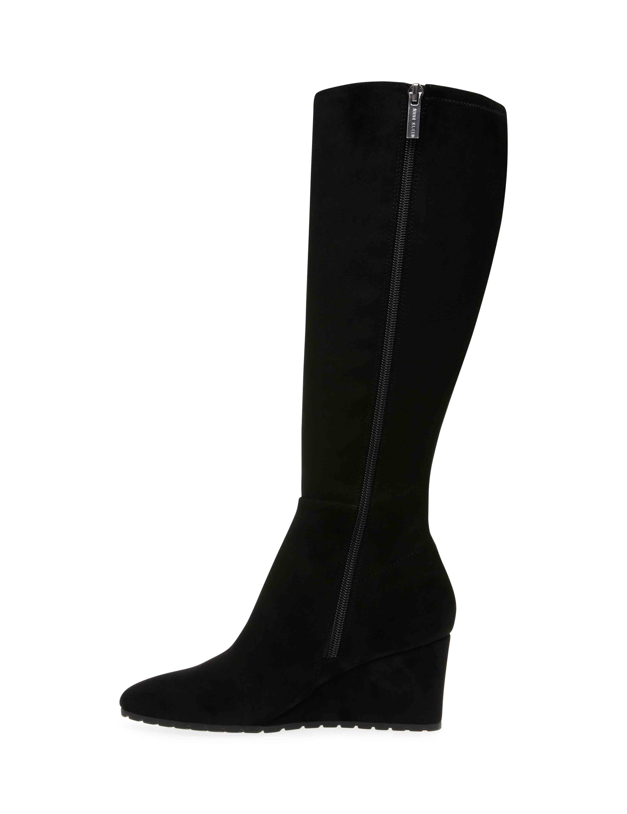 Next black wedge boots Clearance