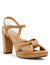 Anne Klein Natural Suede Verde Platform Heel