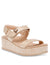 anne klein Verse Platform Sandal Natural Raffia