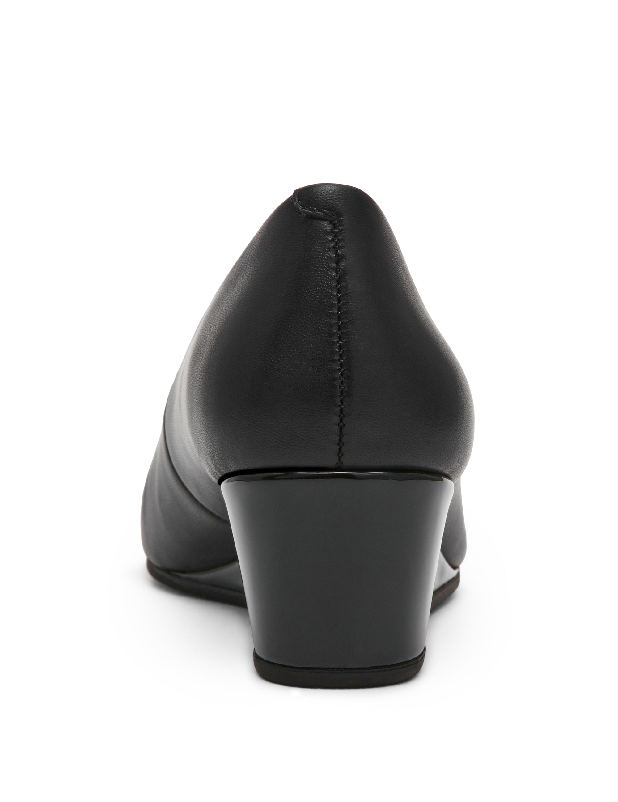 Leather Wedge Waiter Shoe