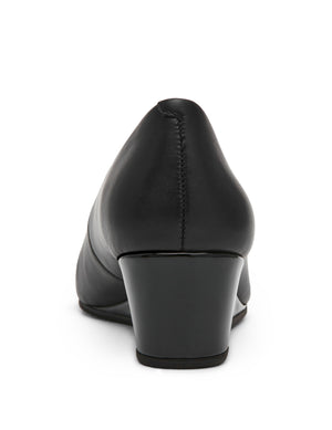 Leather Wedge Waiter Shoe