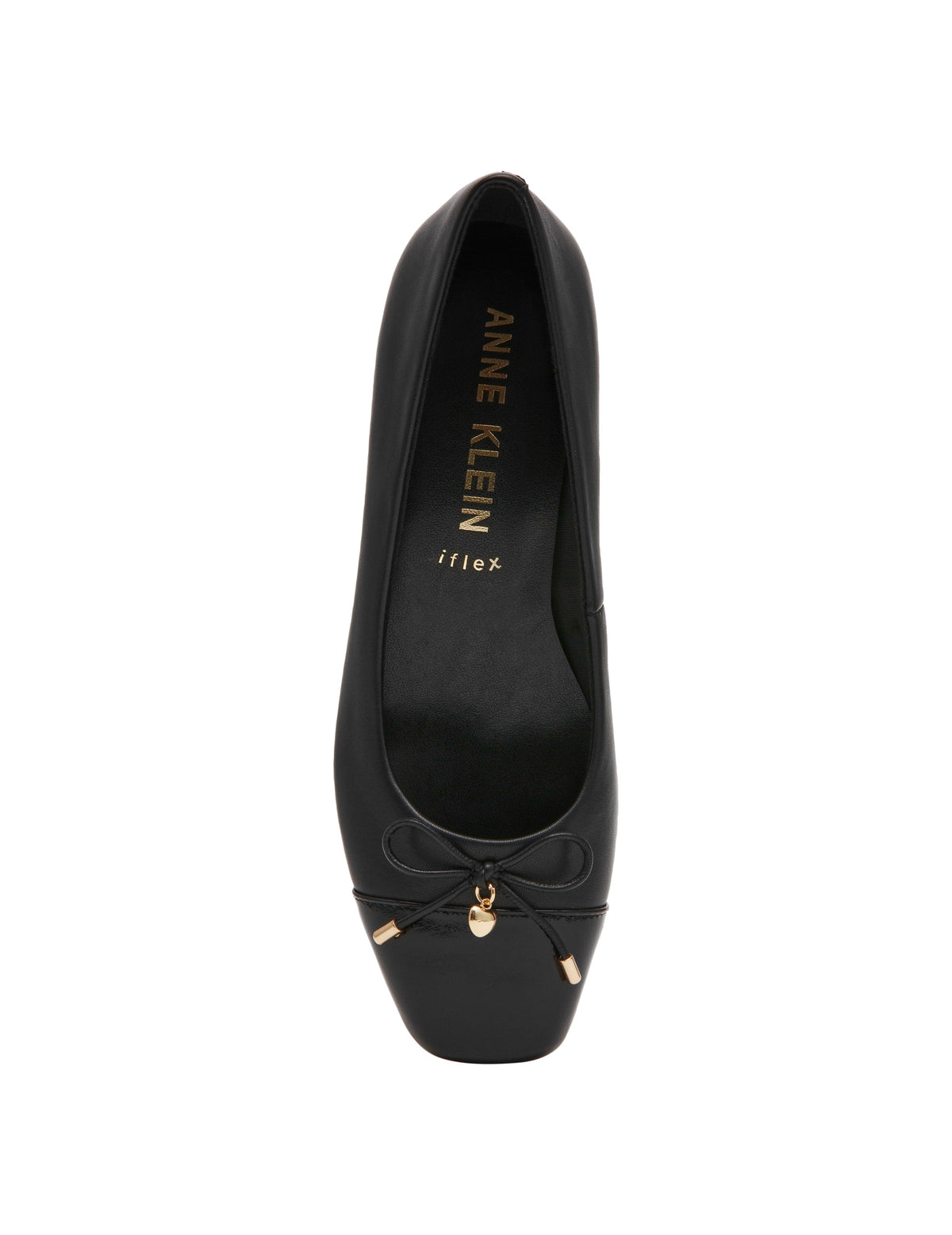 Anne Klein Leather Wedge Ballet Flat