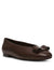 Anne Klein Espresso Willow Ballet Flat