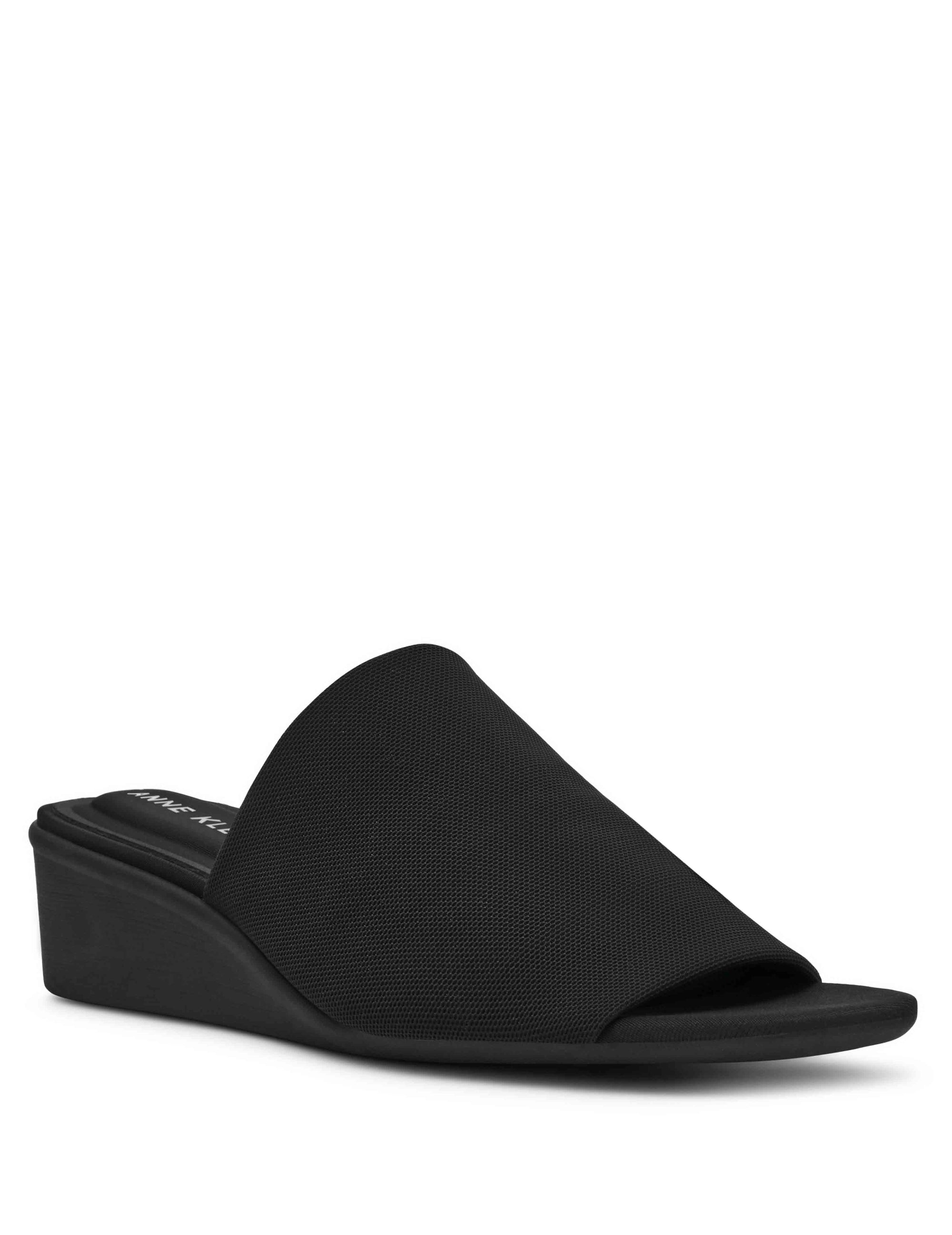 Anne Klein Blk Stretch Wishful Wedge