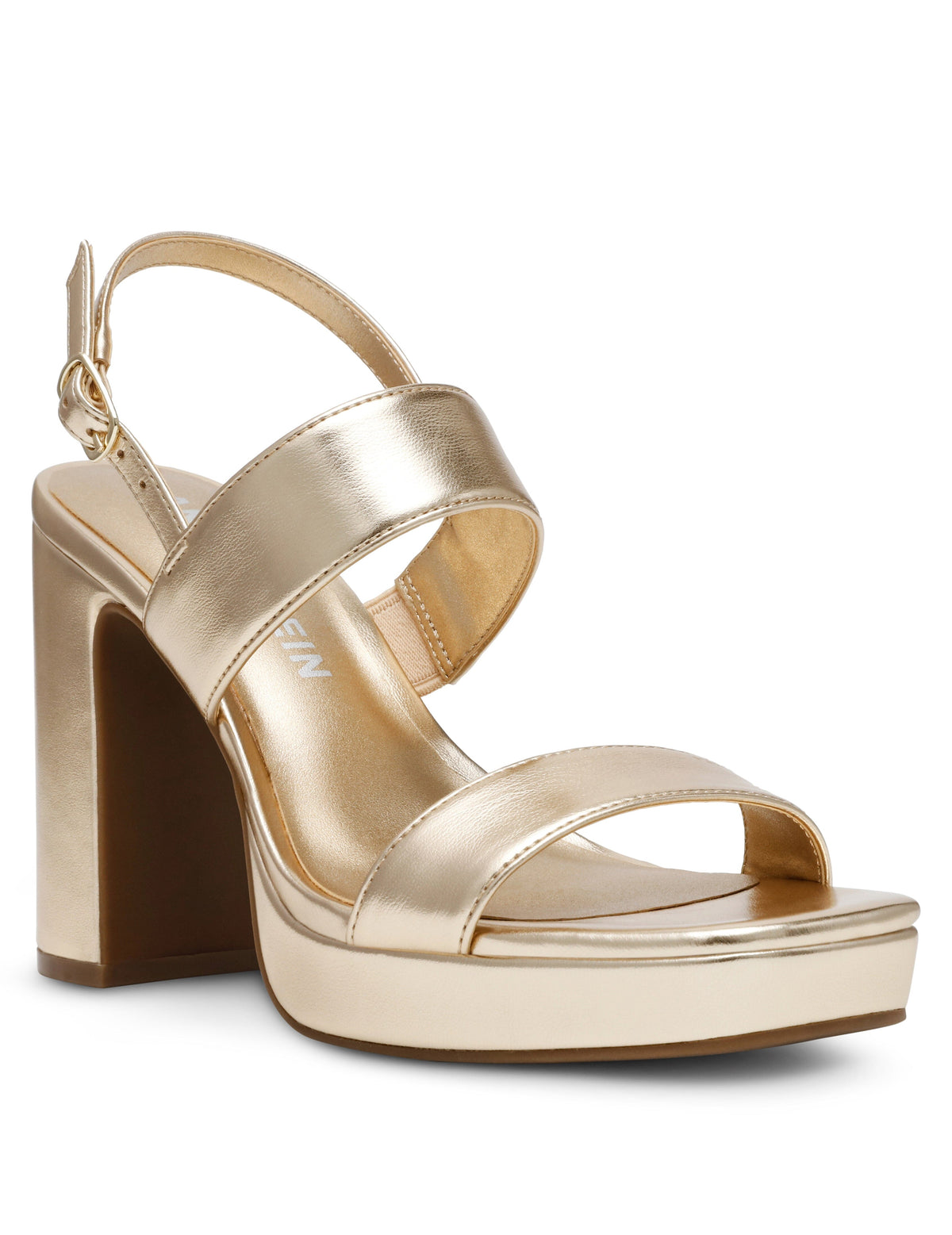 Anne Klein Light Gold Zaya Platform Heel