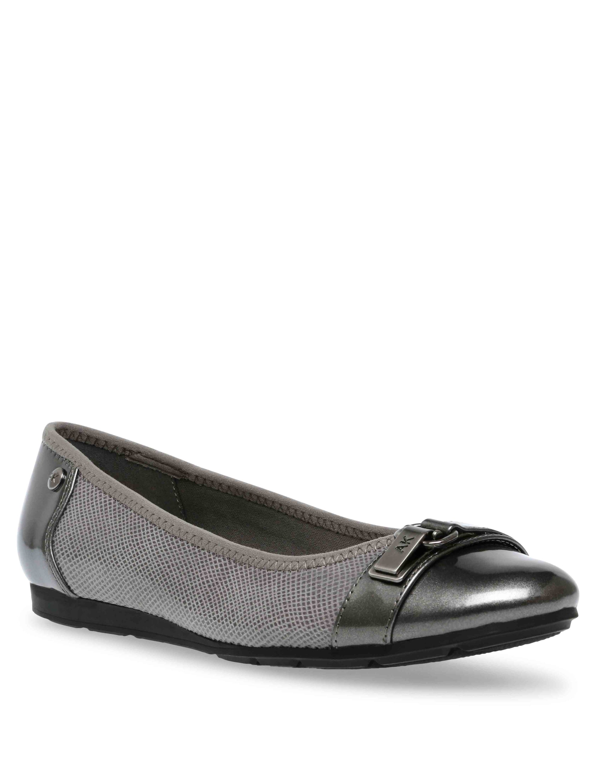 anne klein silver dress shoes Anne Klein Silver Cut Out Dress Shoes flats wedding event buckle Heels pumps NEW
