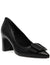 Anne Klein Black Smooth Bentley Pump