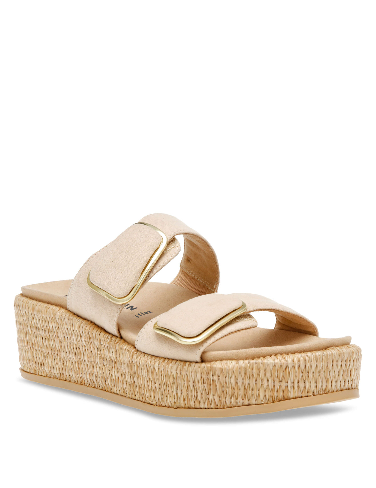 Anne Klein Nude Valissa Flatform Sandal- Sale