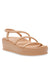 Anne Klein Nude Vance Flatform Sandal - Cleance