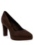 Anne Klein Dark Brown Suede Jael Dress Pump