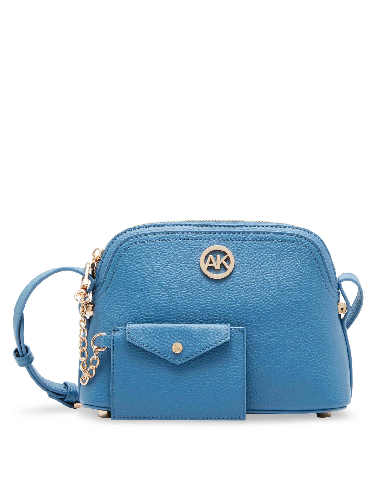 Anne Klein Elemental blue Dome Crossbody With Card Case