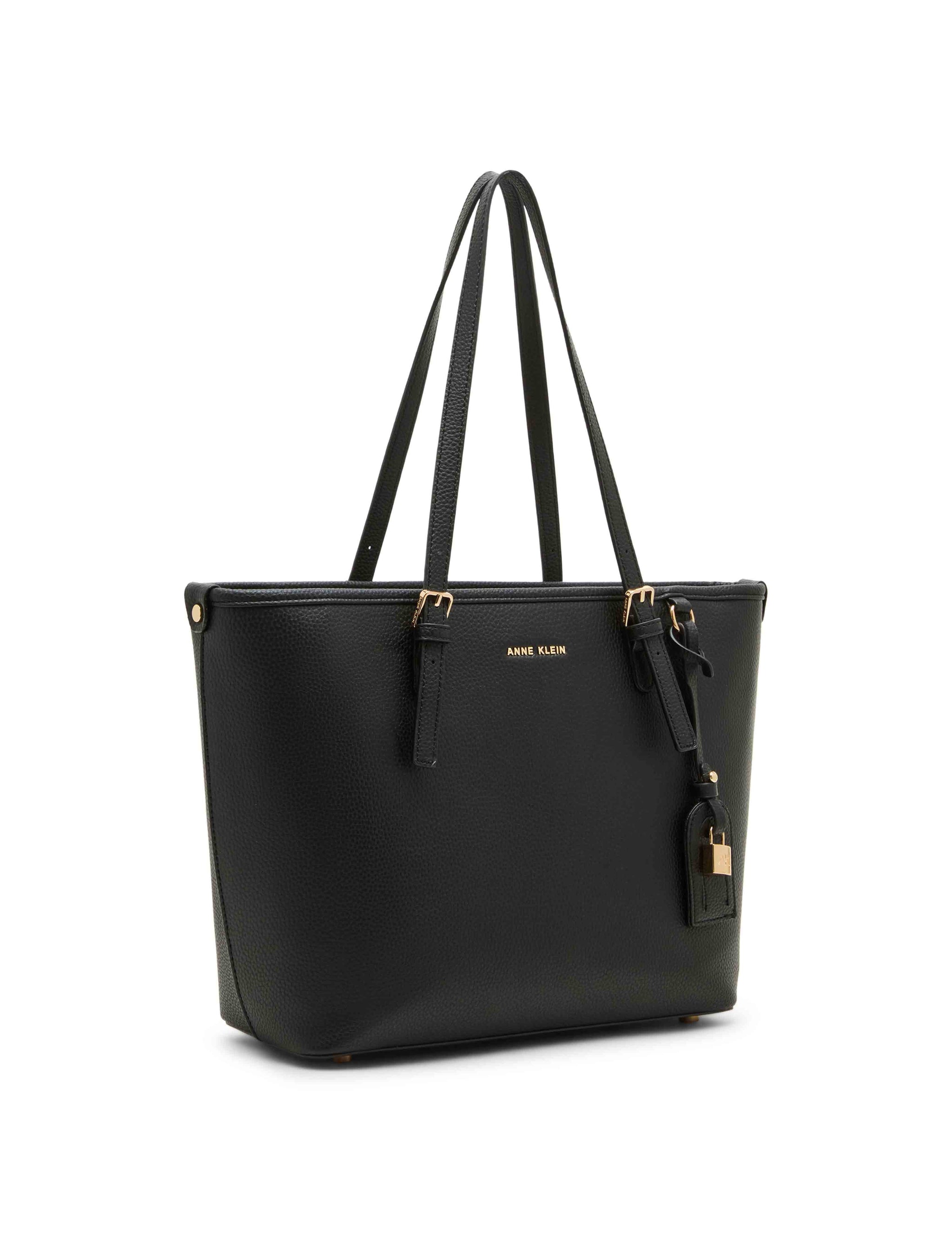 HOT Square Anne Klein Black Handbag Square Anne Klein Black