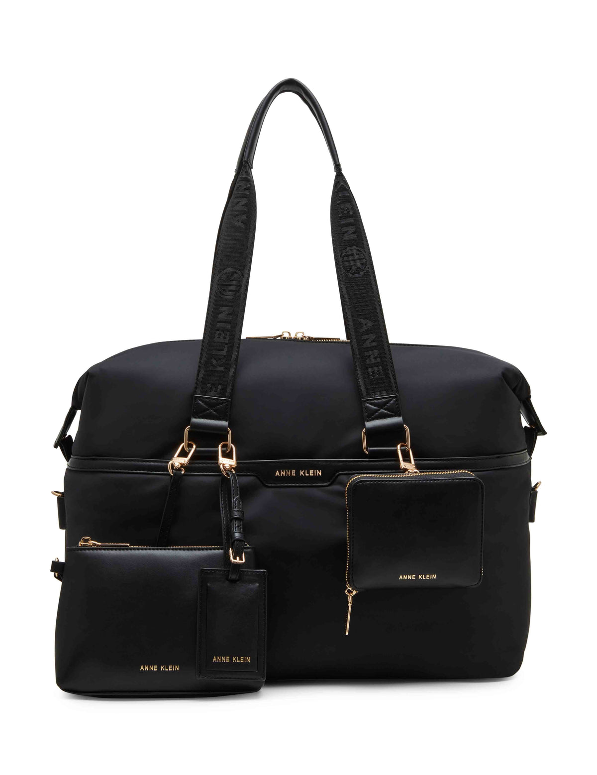 Anne Klein Black 4 Piece Leisure Tote Gift Set