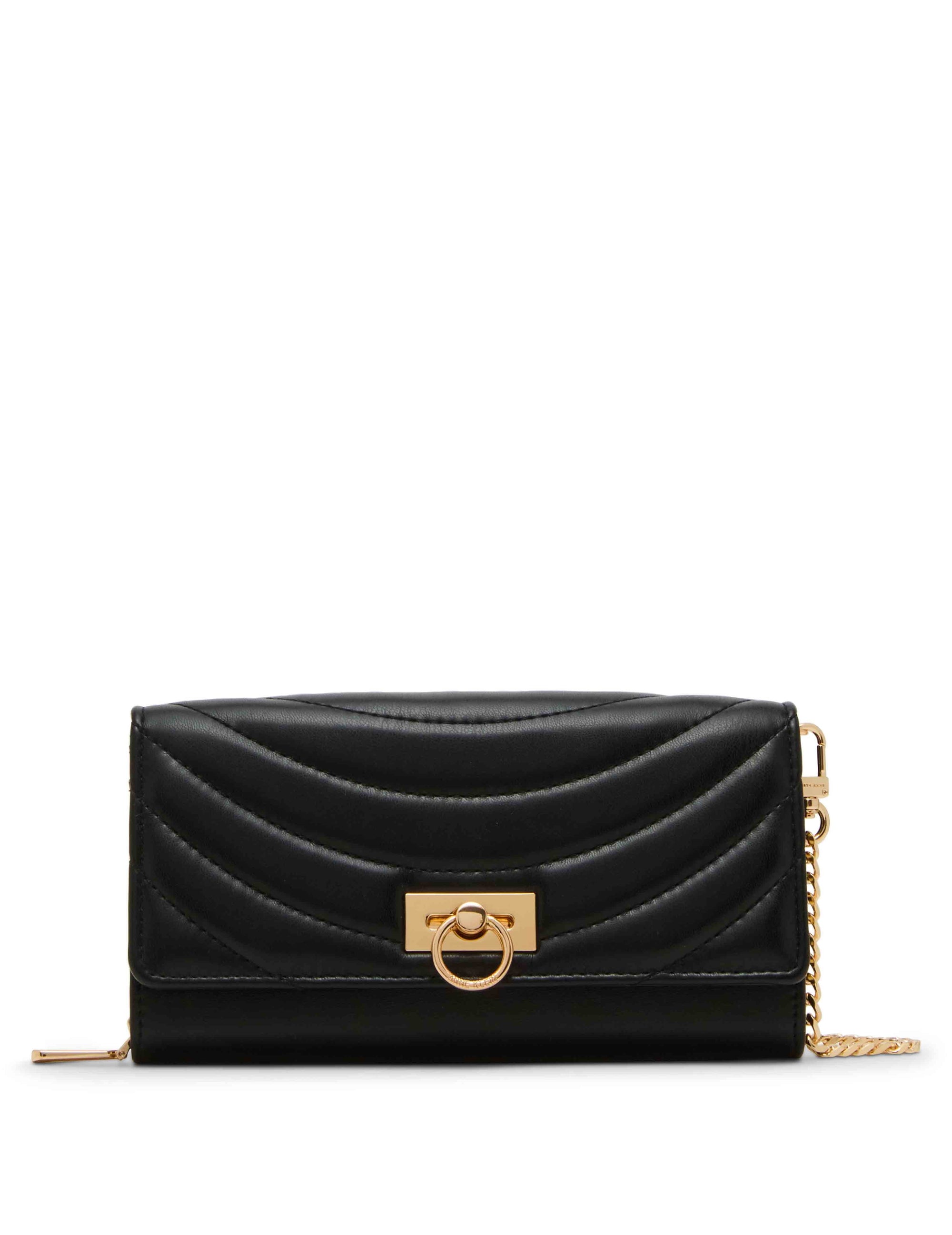 Anne Klein 2 Piece Gift Set with Flap Crossbody and Bifold Wallet