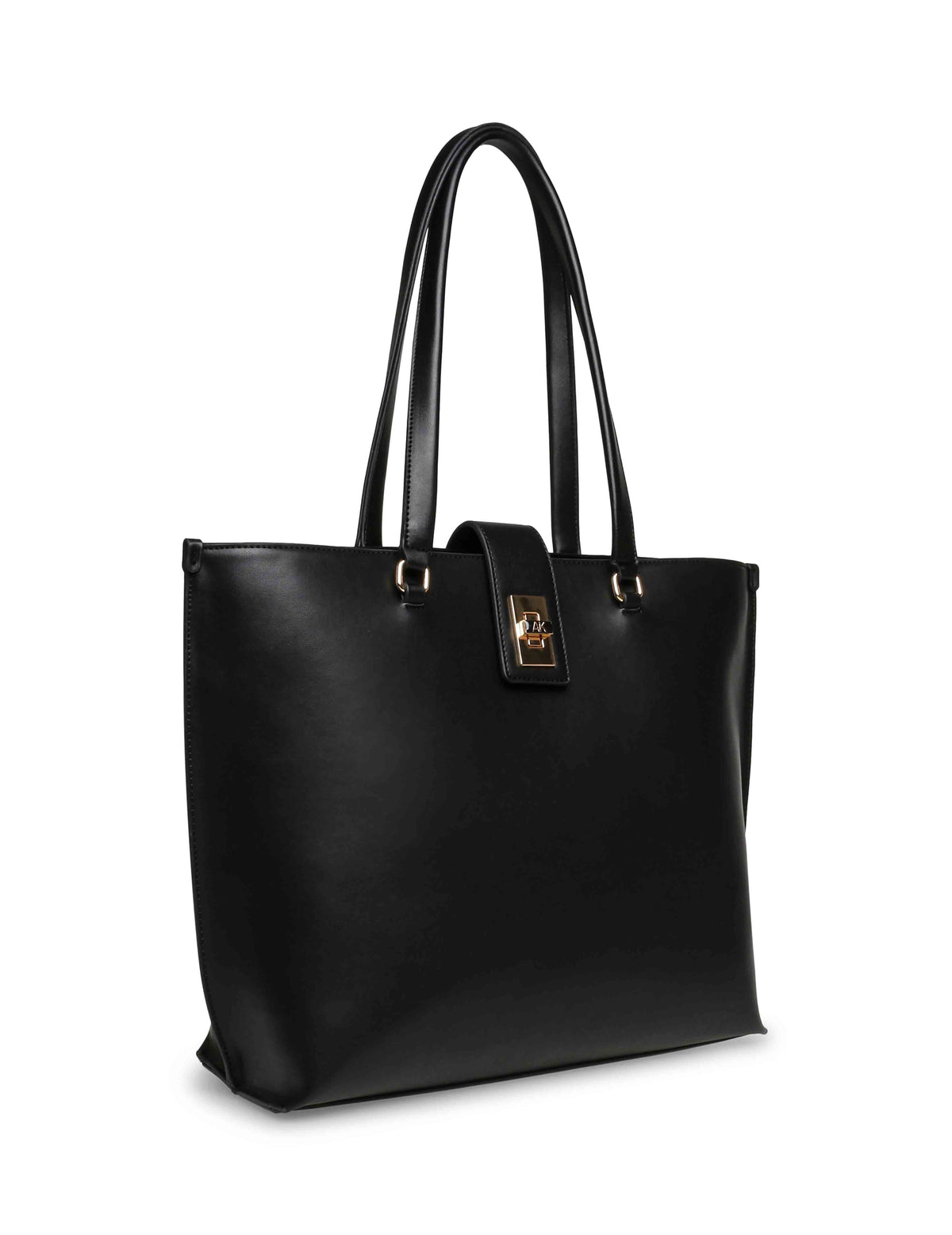 Anne Klein  Large Tote With Enamel Turn Lock