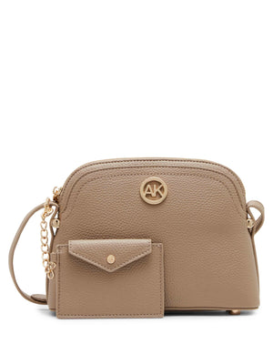 Anne Klein  Dome Crossbody With Detachable Card Case