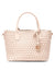 Anne Klein Chalk Small Woven Tote With Detachable Pouch