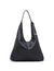 Anne Klein Black Large Woven Hobo With Pouch