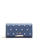Anne Klein Midnight Flap Clutch With Pearl Accents