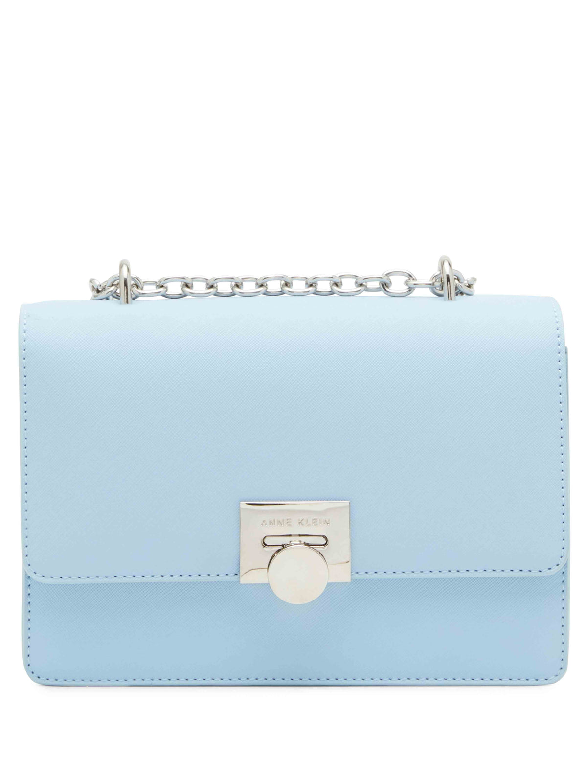 Anne Klein Cloud Blue Convertible Flap Shoulder Bag