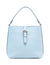 Anne Klein Cloud Blue Sculpted Buckle Bucket Bag