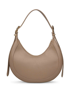 Anne Klein  Sculpted Buckle Crescent Shoulder Bag