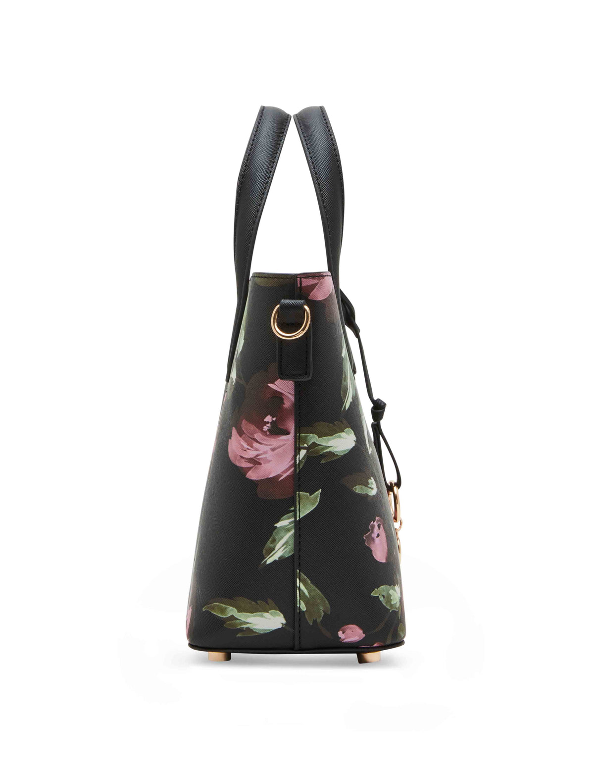 Anne Klein  Bonded Mini Dark Floral Tote