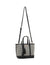 Anne Klein  Mini Tote In Micro Houndstooth W/ Detachable Pouch