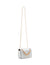 Anne Klein  Ruched Flap Crossbody With Oversized Chain Swag