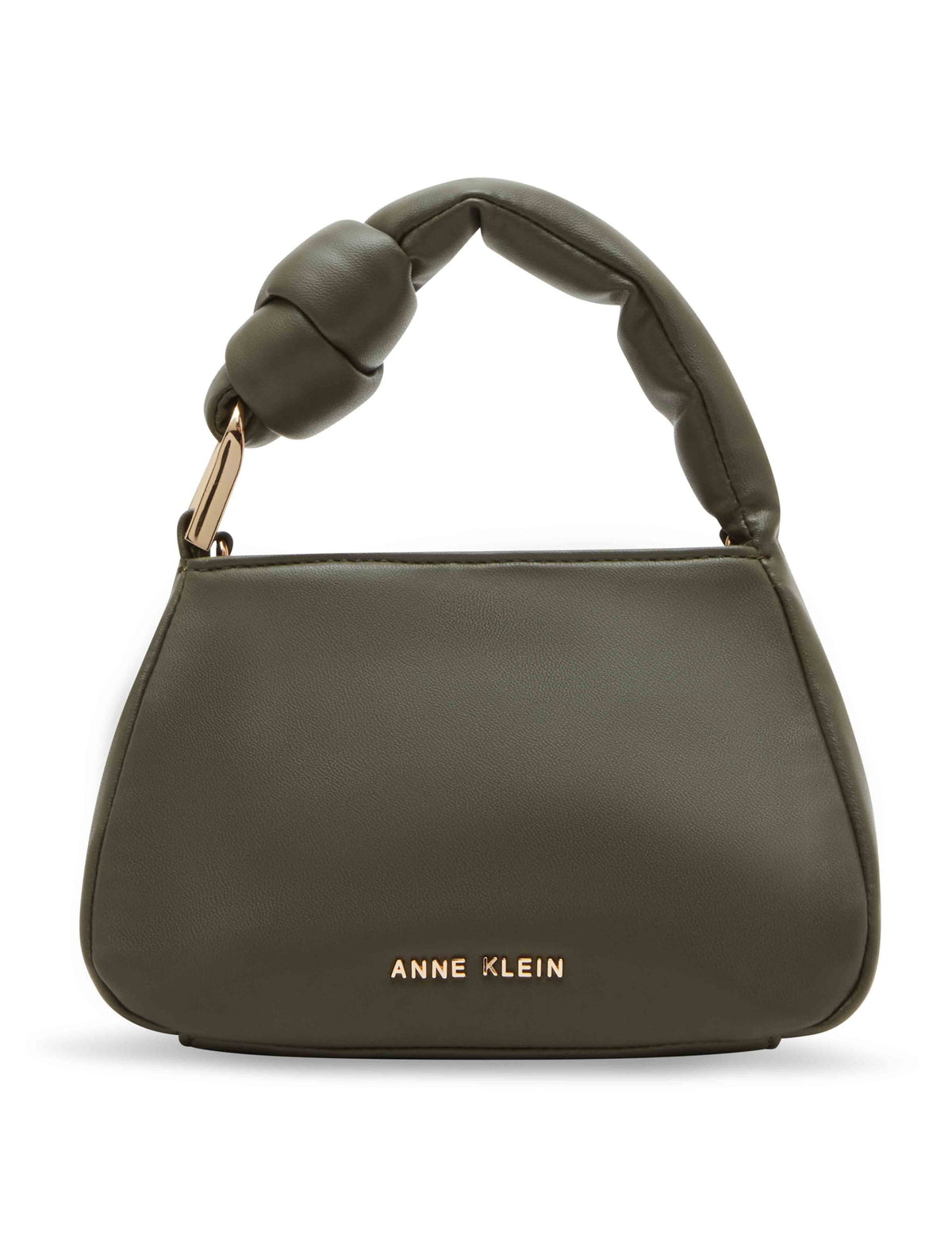 Anne Klein Olive Mini Soft Knot Crossbody