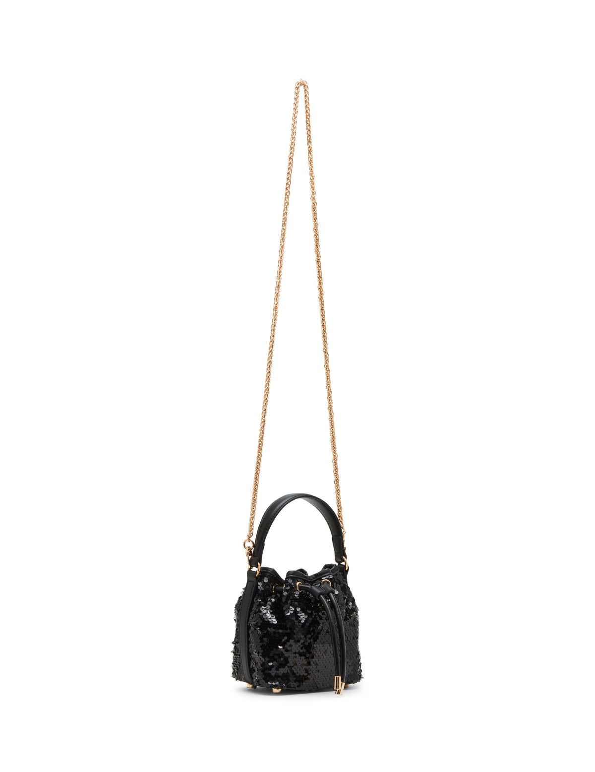 Anne Klein Sequin Top Handle Bucket Bag