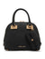 Anne Klein Black Dome Satchel & Convertible Strap