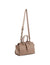 Anne Klein Sculpted Buckle Satchel & Detachable Strap