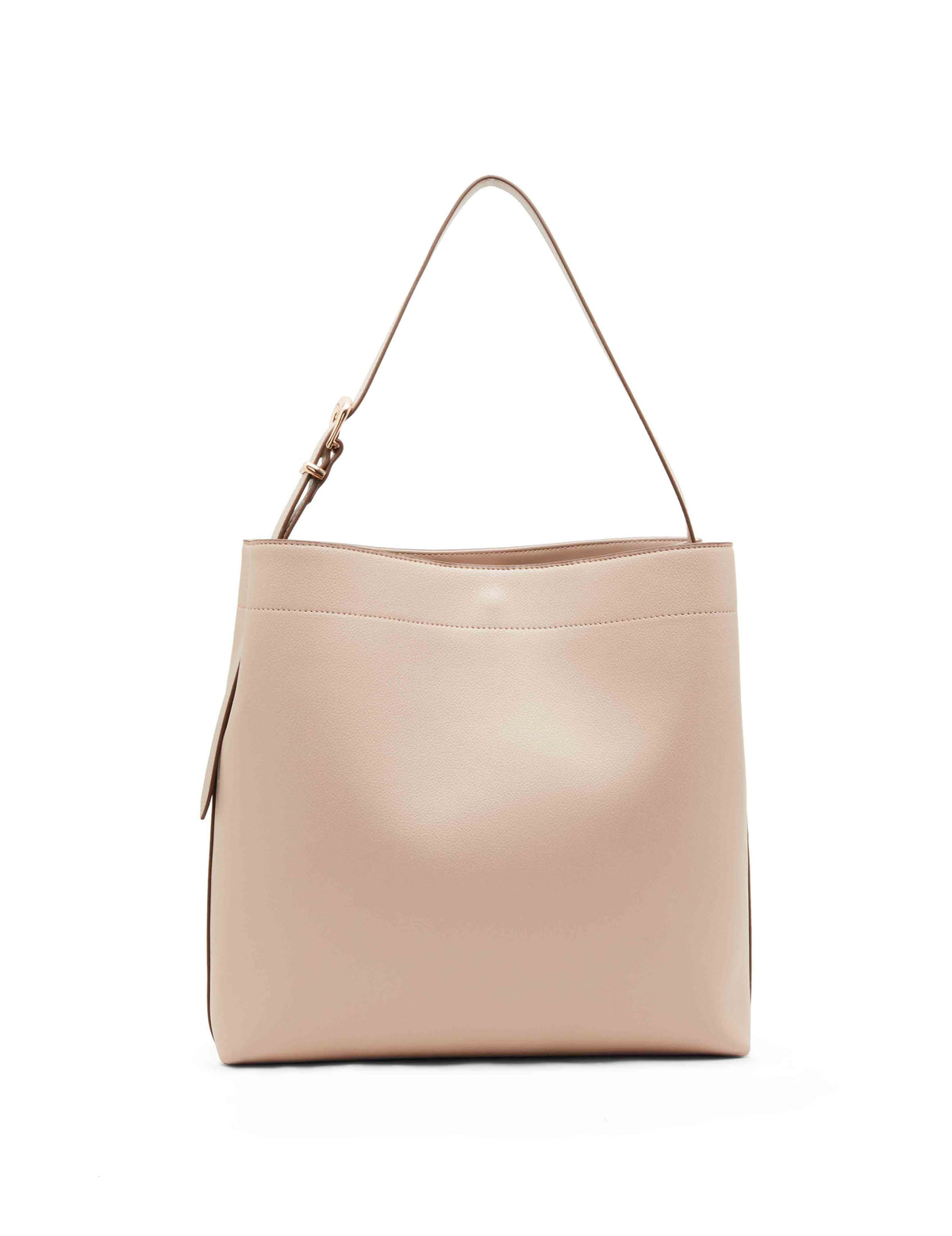 Anne Klein Sculpted Buckle Hobo Tote