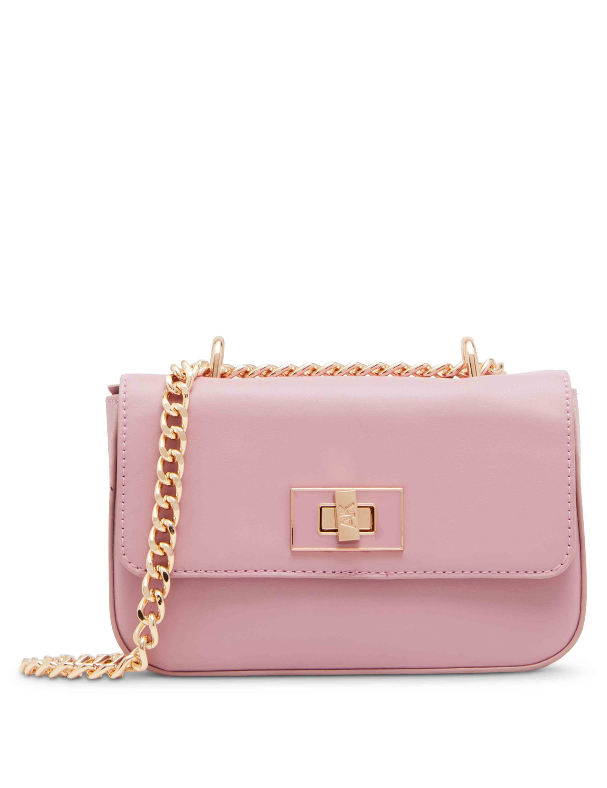 Anne Klein Cosmetic Pink Mini Flap Bag