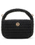 Anne Klein Black Rounded mini ruched crossbody