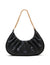 Anne Klein  Small smooth stitched quilted crescent shoulder bag