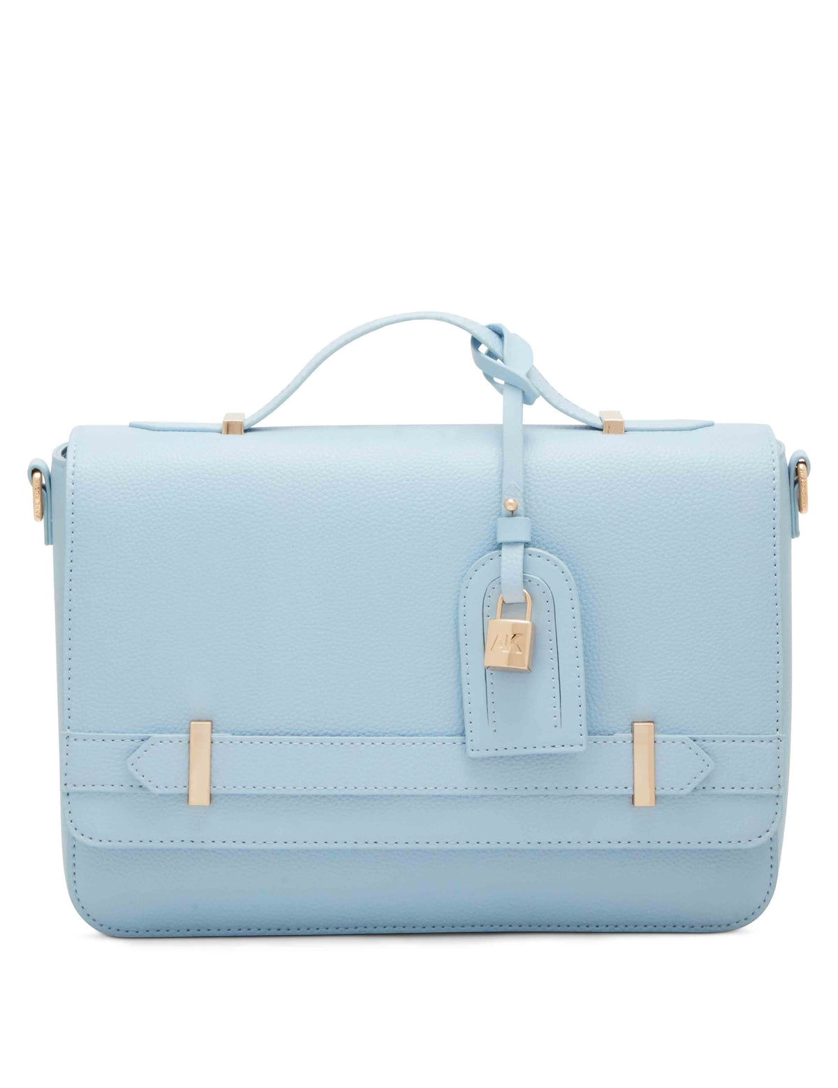 Anne Klein Cloud Blue Belted Flap Crossbody With Convertible Strap